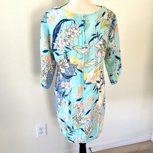 Floral Linen Dress- Size 10